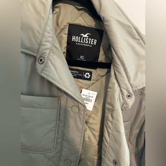 Hollister Oversized Quilted Jacket X-Small - Picture 3 of 4